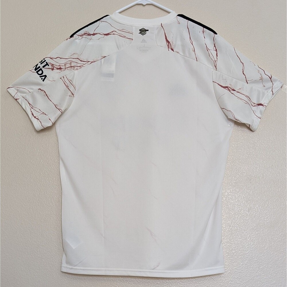 New Adidas Arsenal Away Football Shirt 2020-21 Soccer Jersey White Men's Large - Picture 3 of 10